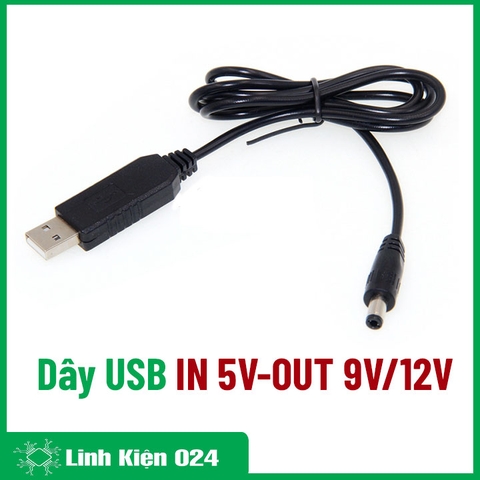 Dây USB Dài 1 Mét Đầu Vào 5V Đầu Ra