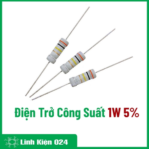 Điện Trở Công Suất 1W 5% 0R → 30R