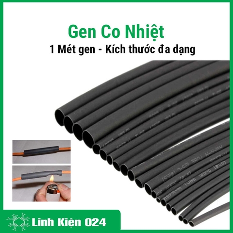 Gen Co Nhiệt Dài 1m Đủ Loại