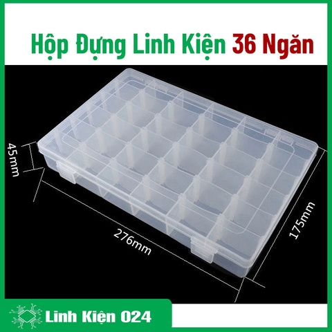Hộp Đựng Linh Kiện 36 Ngăn