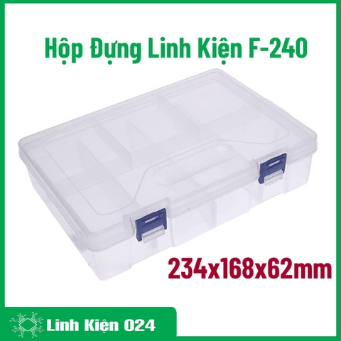 Hộp Đựng Linh Kiện F-240 234x168x62mm