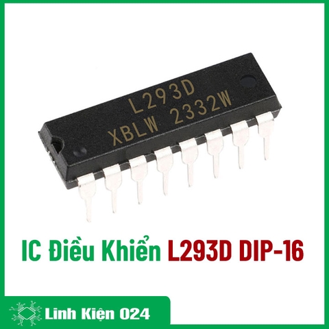 IC L293D DIP-16 IC Điều Khiển Động Cơ (K9E11)