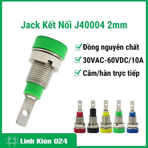 Jack Kết Nối J40004 2 mm Bằng Đồng Chất Lượng Cao