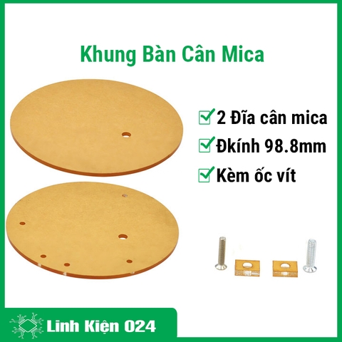 Khung Bàn Cân Mica Dùng Cho Cảm Biến Cân Nặng Loadcell