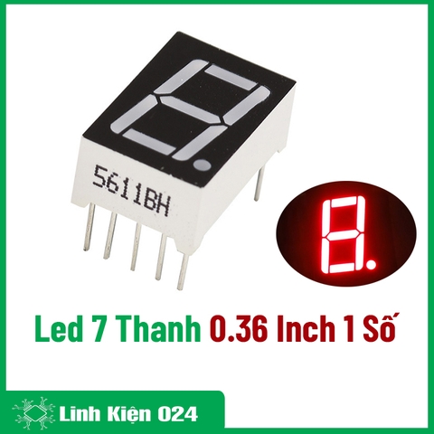 Led 7 Thanh 0.36 Inch Anot Chung