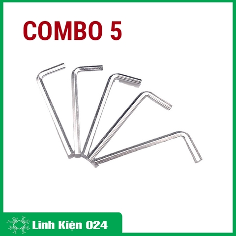 combo 5 Lục Lăng Vặn Trục Kẹp Lưỡi Cắt 2mm