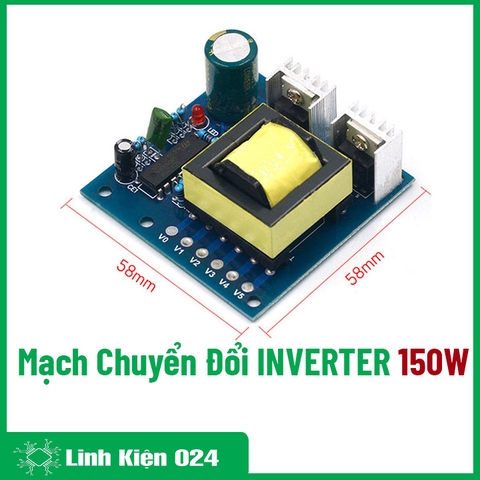 Mạch Chuyển Đổi INVERTER 12VDC-220VAC 150W