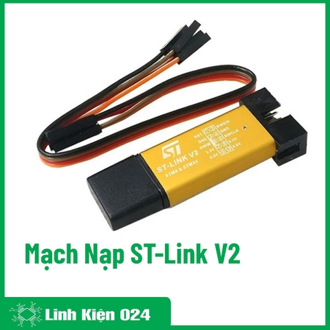 Mạch Nạp ST-Link V2, Mach Nạp Cho Vi Điều Khiển STM8 Và STM32 ((K3A1)