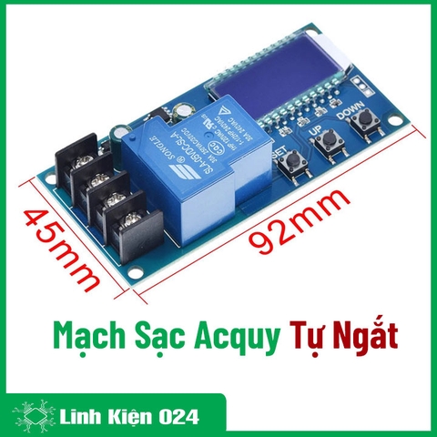 Mạch Sạc Acquy Tự Ngắt Bảo Vệ Quá Tải Hẹn Giờ Sạc XY-L30A 6VDC-60VDC 30A (K2B4)