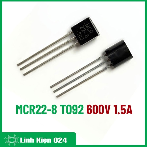 MCR22-8 TO92 Thyristor 1.5A 600V k9f3-3