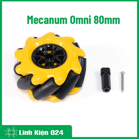 Bánh Xe Mecanum Omni Xe Thông Minh 80mm