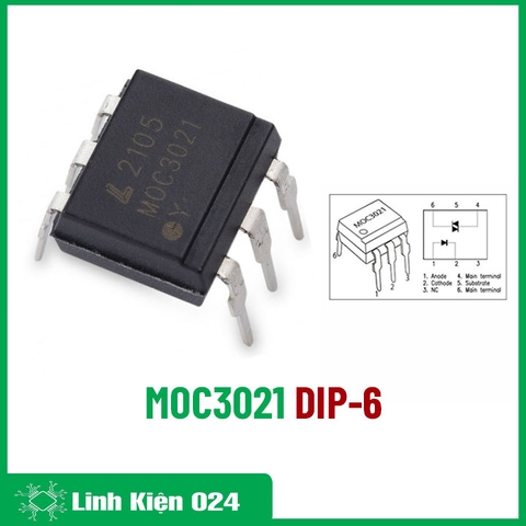 MOC3021 DIP6 (K9G12)
