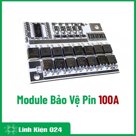 Module Bảo Vệ Pin Lithium 3 Cell 12.6V Dòng Xả 100A (K2I13-2)