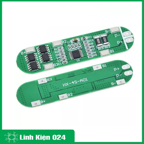 Module Bảo Vệ Pin Lithium 4 Cell 16.8V Dòng Xả 6A (K2I11-2)