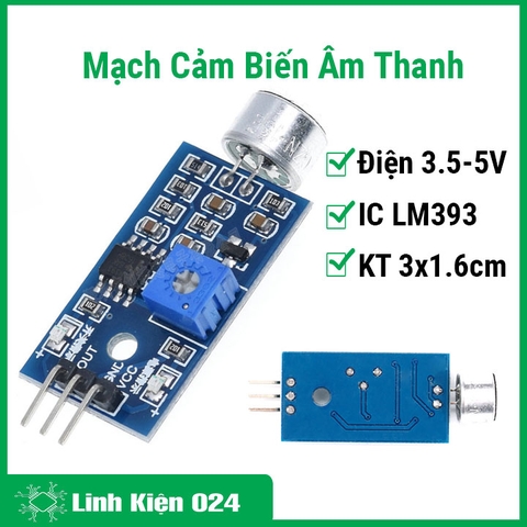 Module Mạch Cảm Biến Âm Thanh (K3C9)