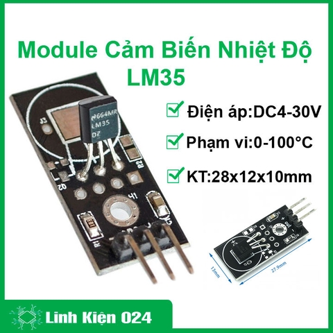 Module Cảm Biến Nhiệt Độ LM35