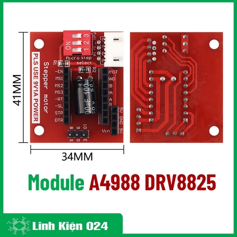 Shield Điều Mở Rộng Module Điều Khiển Động Cơ Bước A4988 DRV8825