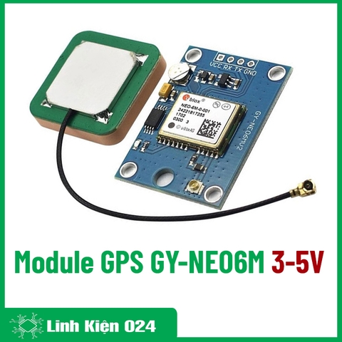 Module GPS GY-NEO6M Eeprom MWC APM2.5 3V-5V( Gồm Anten ) (K3e1)