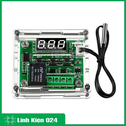 Combo Khống Chế Nhiệt Độ W1209 + Vỏ Mica