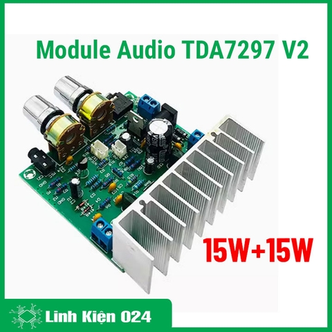 Module Khuếch Đại Audio TDA7297 12V 15W+15W V2