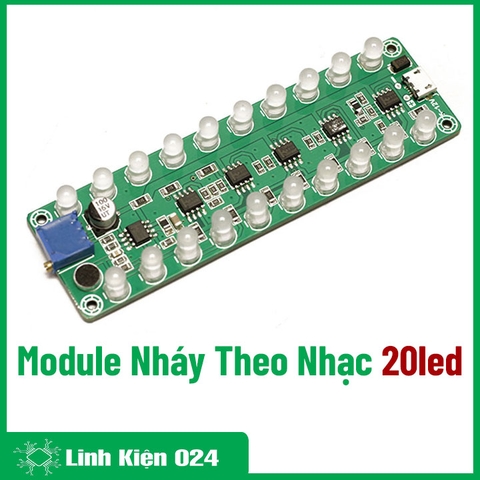 Module Nháy Theo Nhạc 20 Led Cảm Biến Âm Thanh (k5b15)