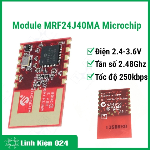 Module MRF24J40MA Microchip