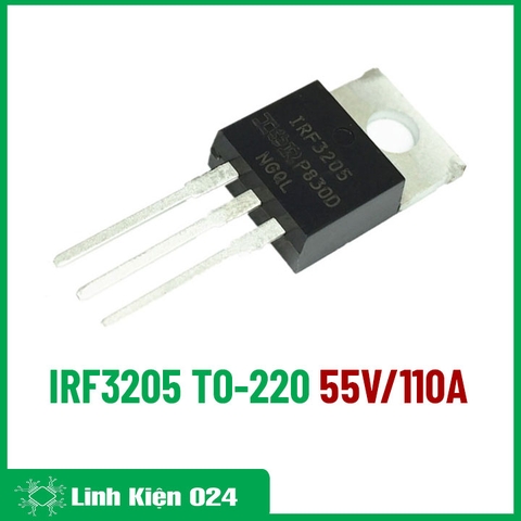 IRF3205 Mosfet N 55V/110A/200W TO-220 (K9D3)