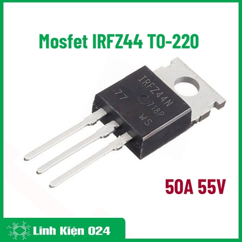 Mosfet IRFZ44 TO-220 50A 55V N-CH (K9C4)