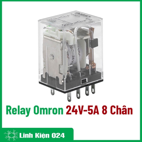 Relay Omron 24V-5A 8 Chân