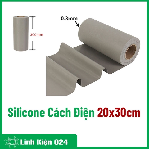 Tấm Silicone Cách Điện 200x300x0.3mm