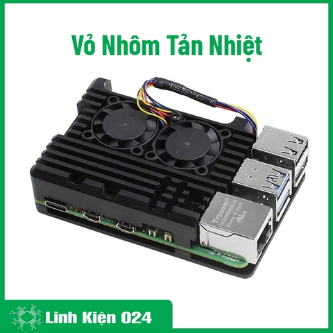 Vỏ Nhôm Tản Nhiệt Raspberry Pi 4 Model B