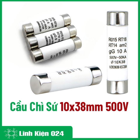 Cầu Chì Sứ 10x38mm 500V