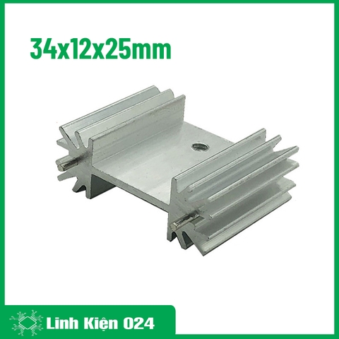 Tản Nhiệt Nhôm 34x12x25mm