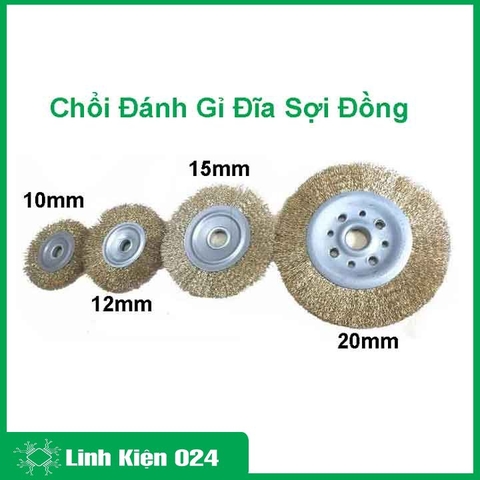 Chổi Đánh Gỉ Sắt, Lưỡi Mài Chà Đánh Gỉ Đường Kính Từ 100 - 200mm Cao Cấp