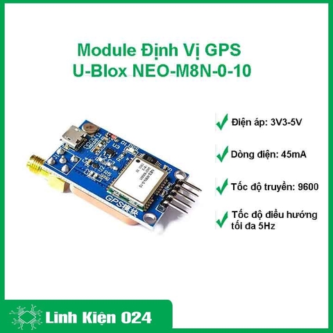 Module định vị GPS U-Blox NEO-M8N-0-10(k3e2)