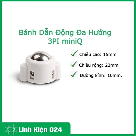 Bánh Dẫn Động Đa Hướng 3PI miniQ (k1i14)