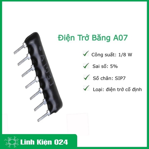 Điện Trở Băng A07 ( Trở Thanh )