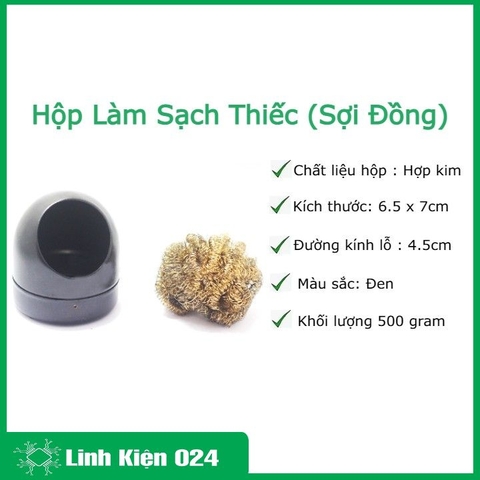 Hộp Làm Sạch Thiếc (Sợi Đồng)