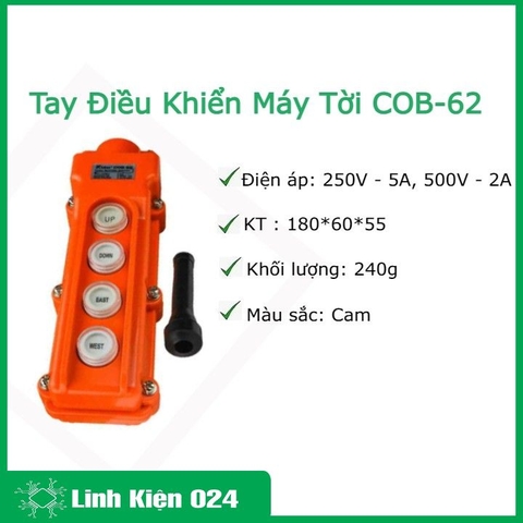 Tay Điều Khiển Máy Tời COB-62 ( 4 Nút Điều Khiển)