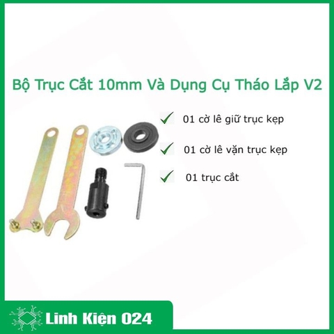 Bộ Trục Cắt 10mm Và Dụng Cụ Tháo Lắp V2