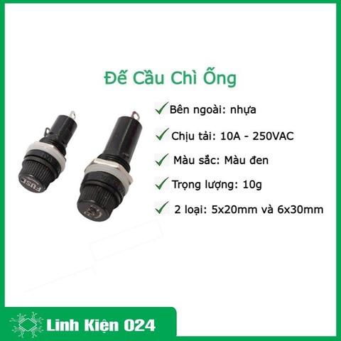 Đế Cầu Chì Ống