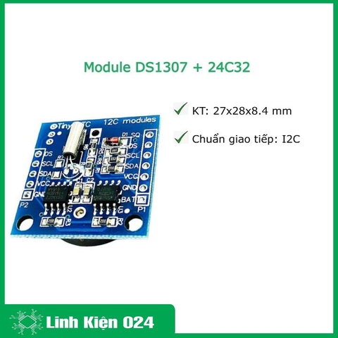Module DS1307 + 24C32 (RTC / I2C) (K2K14)