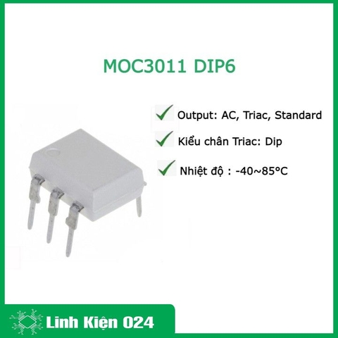 MOC3011 DIP6 (K9G12)