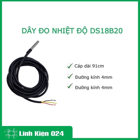 DÂY ĐO NHIỆT ĐỘ DS18B20 (K3H13)