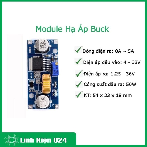 Module Hạ Áp Buck DC-DC 5A XL4015 (K2D6)