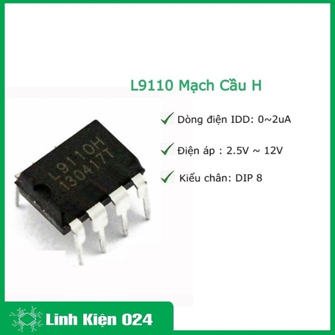 L9110 Mạch Cầu H DIP-8 (K9E11)