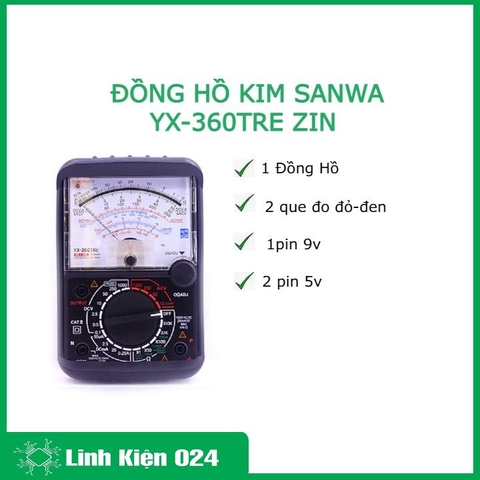 Đồng Hồ Kim SANWA YX-360TRE Zin - 500g