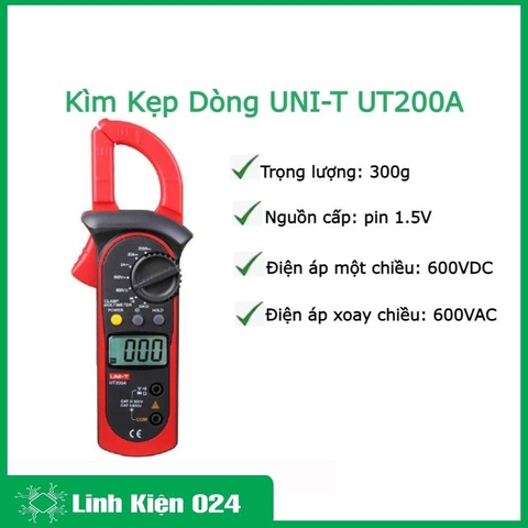 Kìm Kẹp Dòng UNI-T UT200A ( BH : 3 tháng )