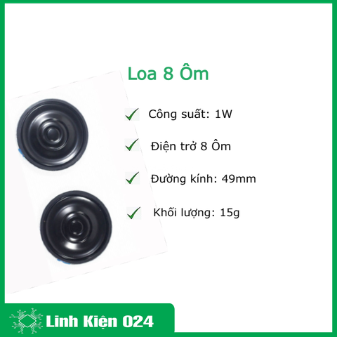 Loa 8 Ôm - 1W (K4H4)