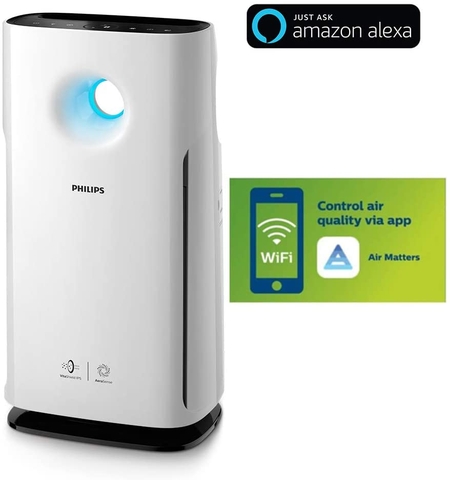 Máy Lọc Không Khí Philips AC3259/10, Diện Tích 95m2, Kết Nối Với Ứng Dụng Air Matters